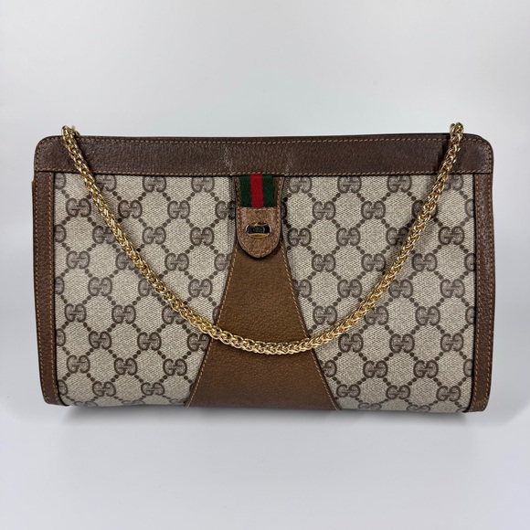 Gucci Supreme GG Monogram Accessory Collection Clutch Crossbody Bag - Picture 3 of 14